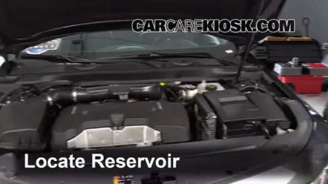 2015 Chevrolet Impala LT 2.5L 4 Cyl. Líquido limpiaparabrisas Agregar líquido